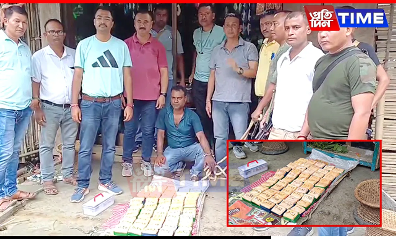 Assam Police Seize Drugs Worth Rs 1 Crore in Sarupathar; Peddler Held